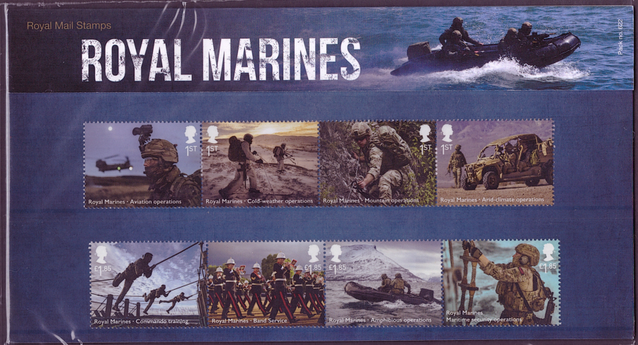 (image for) 2022 Royal Marines Royal Mail Presentation Pack 622